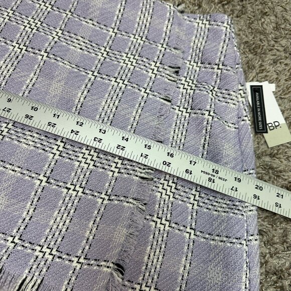 Y2K‎ 90s Purple Tweed Mini Skirt Plaid Coquette Clueless Preppy Classic Med NWT - Picture 10 of 10